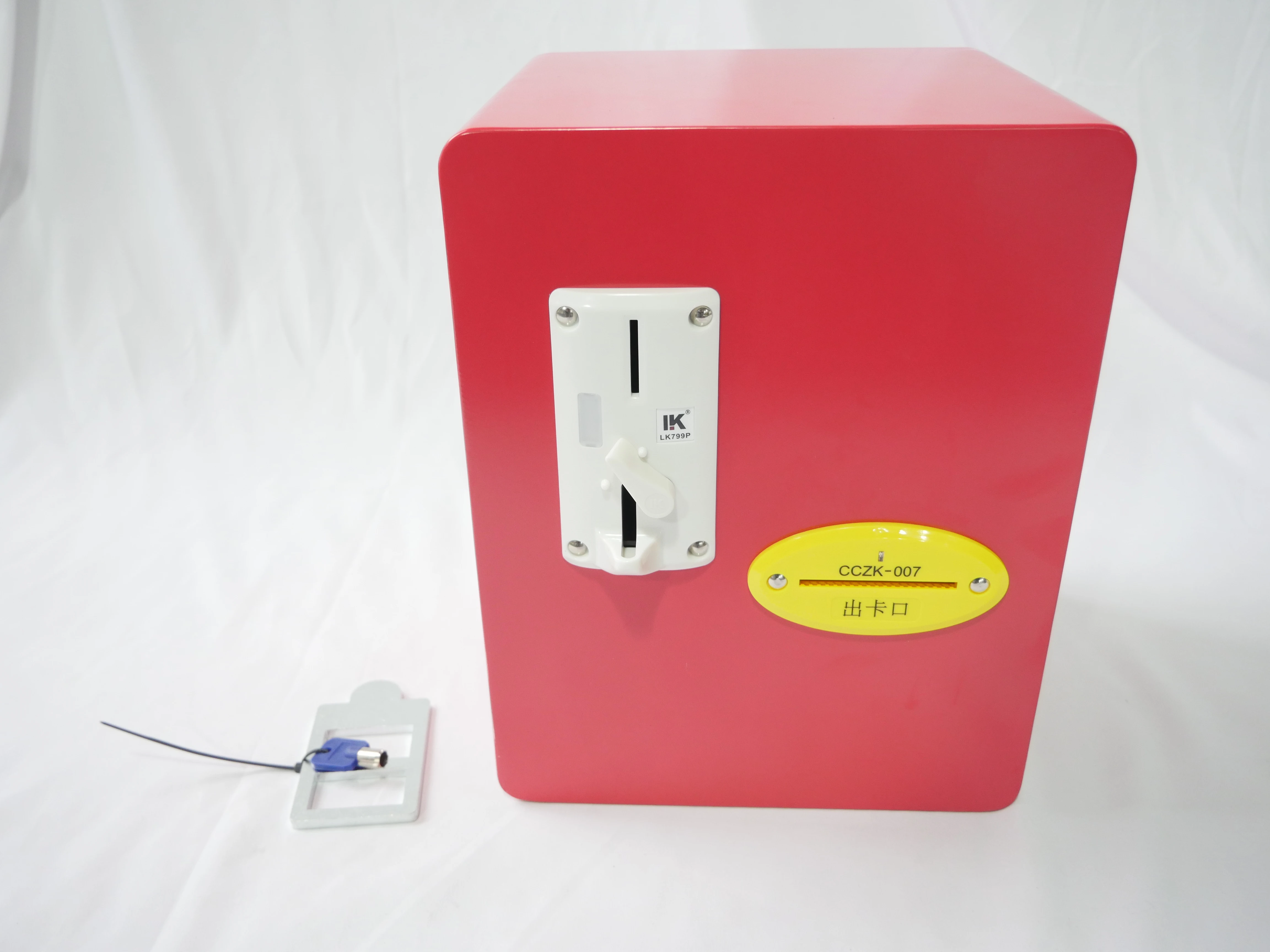 Coin-Operated Arcade Card Vending Machine Art Card Sticker Dispenser Mini Bar Overhead Game for Kids Collection