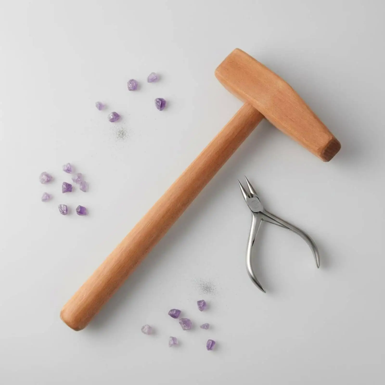 Precision Wooden Metalworking Hammer Shaping Tool Jewelry Forming Mallet for Detailed Bench Craft Tasks