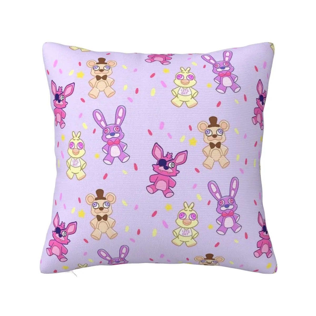 

Наволочка FNAF At Freddys, мягкий полиэстер, чехол для подушки, украшения, наволочка для спальни, на молнии, 45*45 см