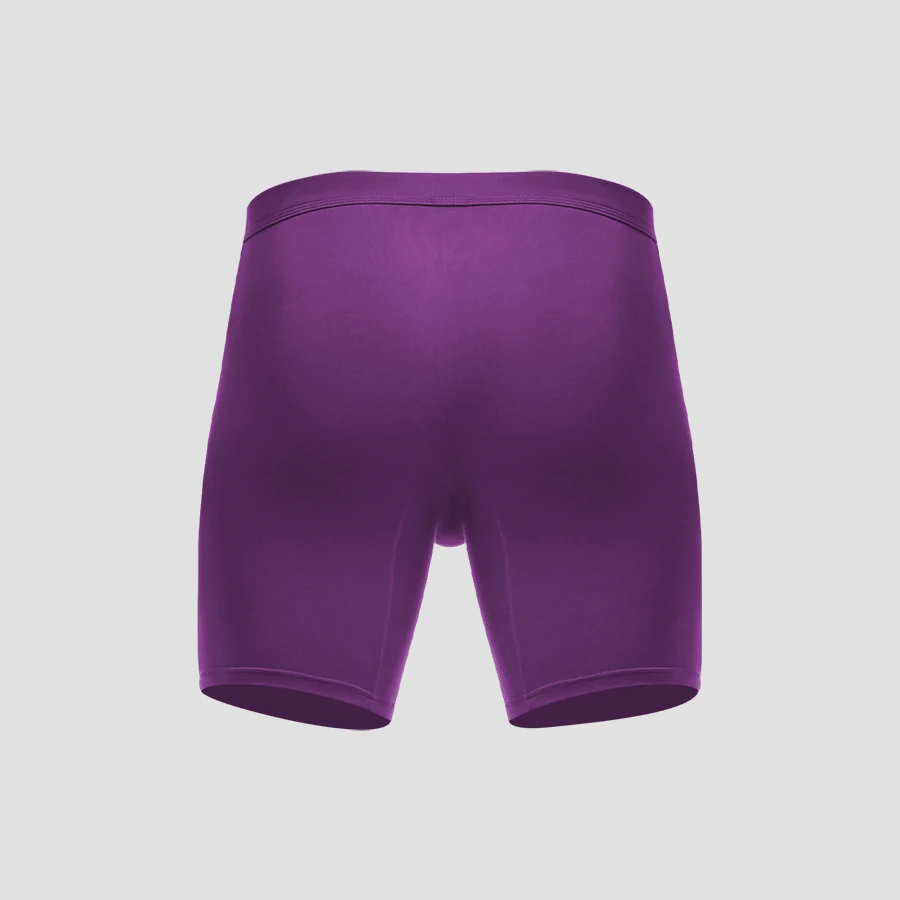 Men's extended sports underwear with bullet separation to prevent leg abrasion, large-sized breathable running flat Angle fat pa