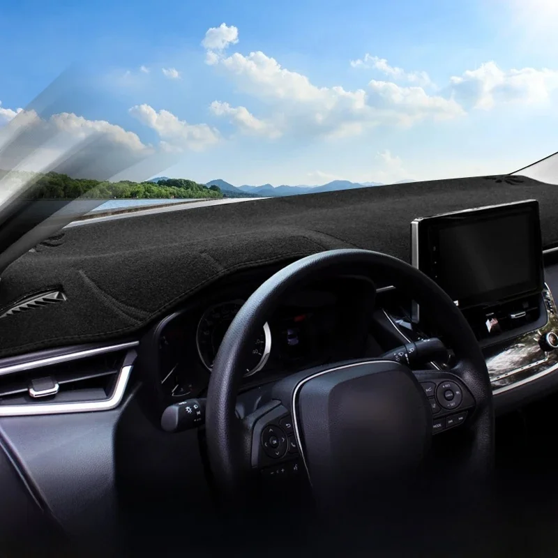 

Чехол на приборную панель автомобиля, избегайте света, противоультрафиолетовый коврик, нескользящие коврики для Toyota Corolla E210 2019 2020 2021 2022 2023, гибридный