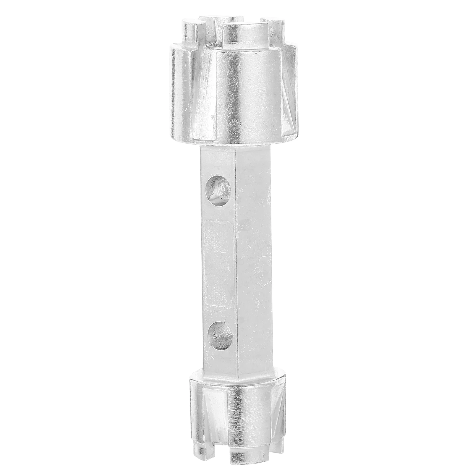 Dual Ended Ratchet Wrench Aluminum Alloy Die Cast Bathtub Sink Drain Removal Tool Tub Faucet Sprayer Valve Repair Hardware