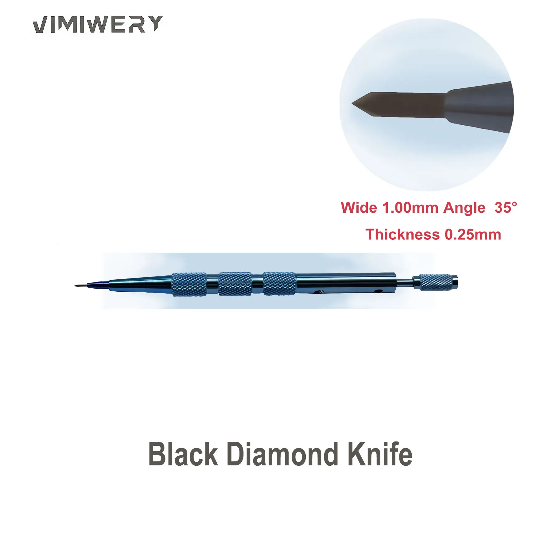 Straight Double Lancet- Black Diamond Knife Spare Diamond Tip