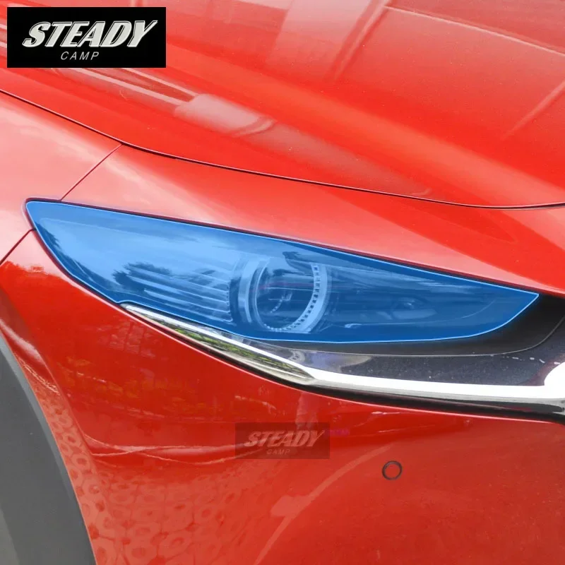 

For Mazda CX-30 2020-2023 Car Exterior PPF Transparent Paint Protective Film TPU Anti Scratch Headlamps Protective Refit