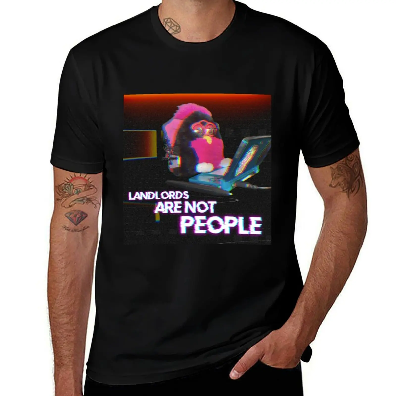 

Glitch Furby - Landlords T-Shirt t shirts for man graphic cars man t shirt designer