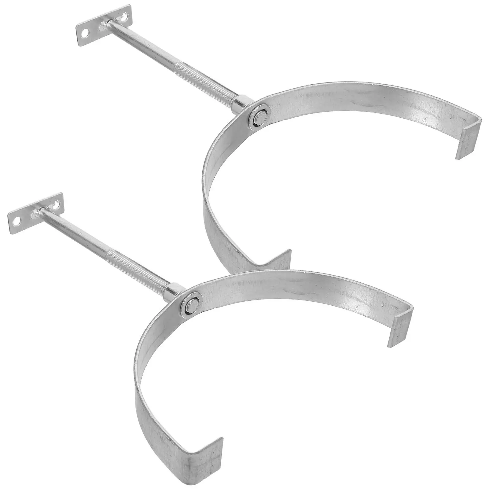 2Pcs Adjustable Lightning Rod Holder Bracket Air Terminal Mount Roof Tile Clamp for Universal Lightning Protection Systems