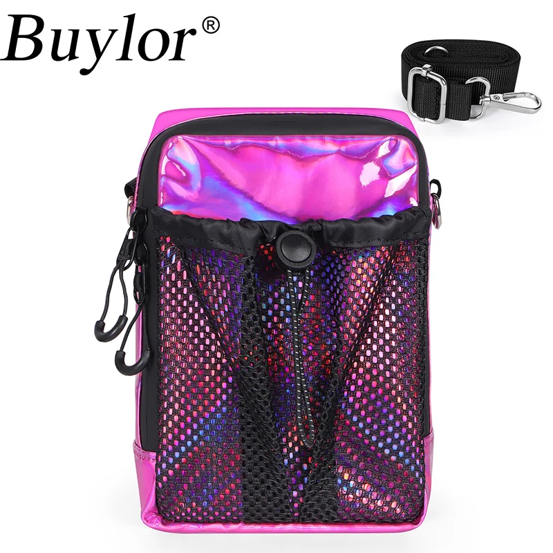 

Buylor Small Crossbody Bag Front Mesh Pocket For Women Mini Sling Bag Women's Bag Large Capacity Fashion Casual Mobile Phone Bag