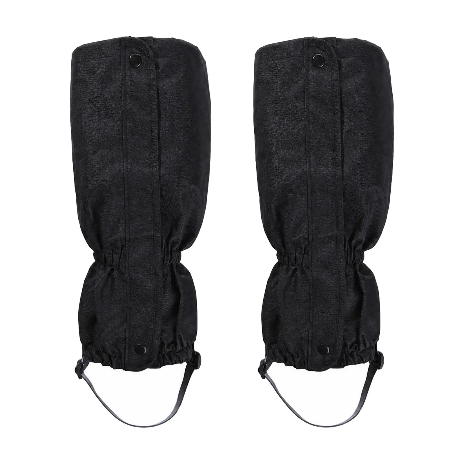 Waterproof Leg Gaiters for Hiking Trekking Snow Dust Proof 600D Oxford Cloth Outdoor Leg Covers with Instep Strap