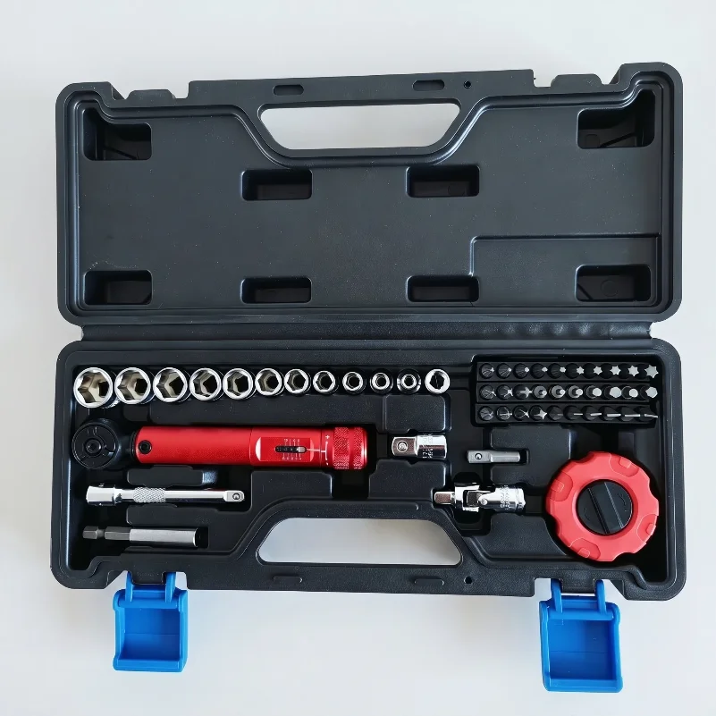 Wrench Set Accurate Tension Wrench Kit Tools Portable Organized for Cyclists, Home Workshop, Roadside Repairs
