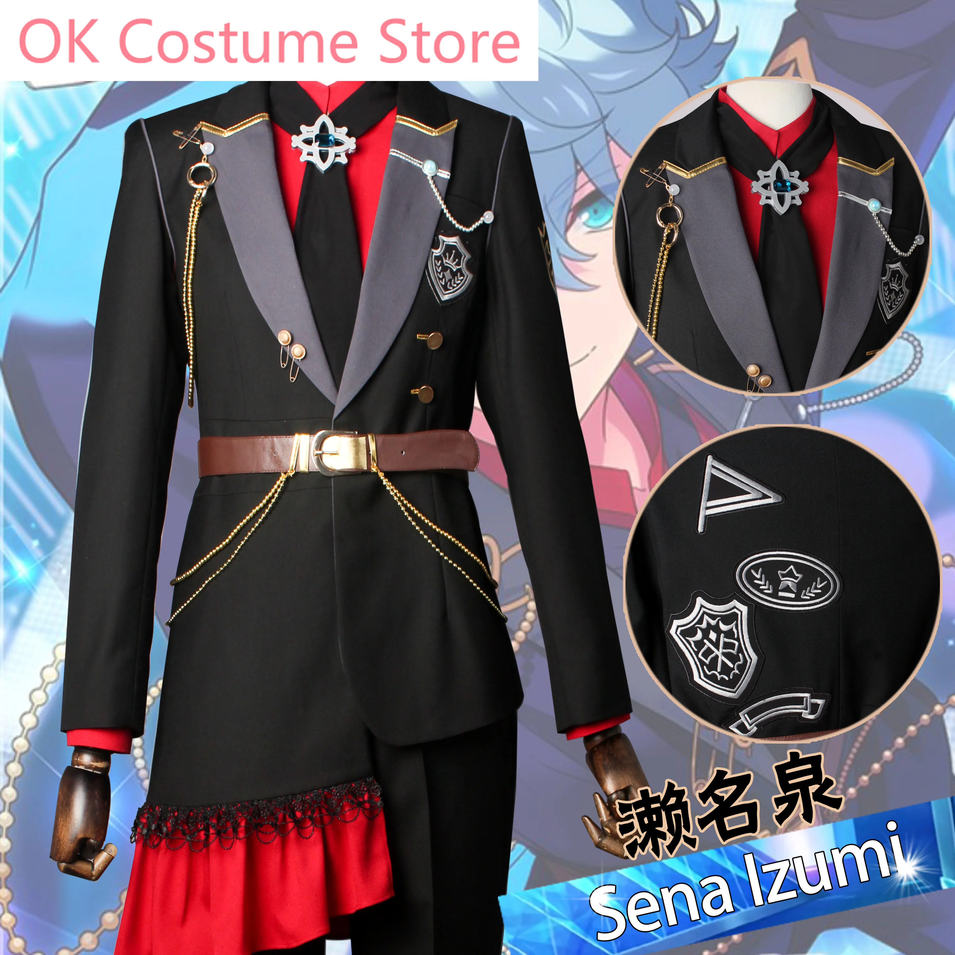 Anime Ensemble Stars 2 Amagi Hiiro Appointment Of Time Game Cos Suit Cosplay Costume Gorgeous Uniform Halloween Party Outfit