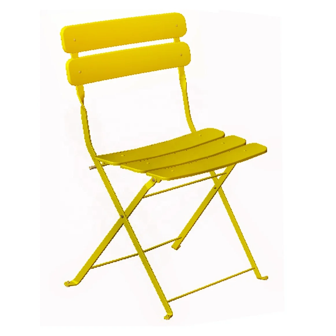 Modern Carbon Steel Garden Patio Folding Chair for Cafe Restaurant Bedroom Living Room School & Dining Durable Outdoor
