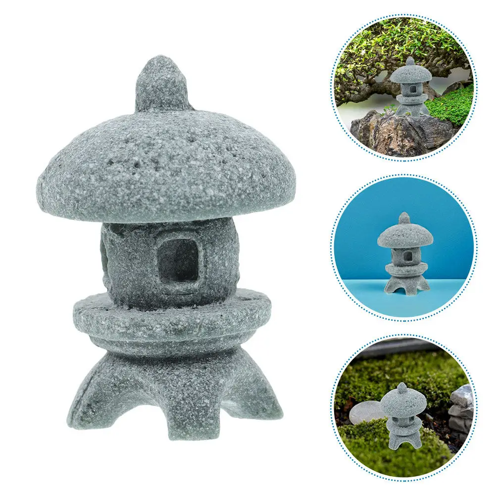 Japanese Aquarium Decorations Asian Garden Ornament Chinese Style Pagoda Lantern