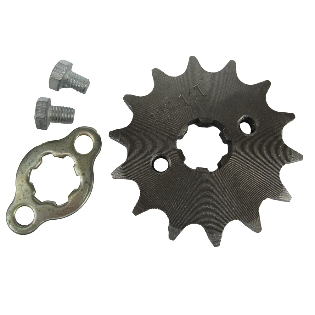 17 20mm 10T-19T Front Engine Sprocket For KAYO BSE SSR SDG Dirt Pit Bike ATV Quad Go Kart Moped Scooter Motorcycle 428# Chain