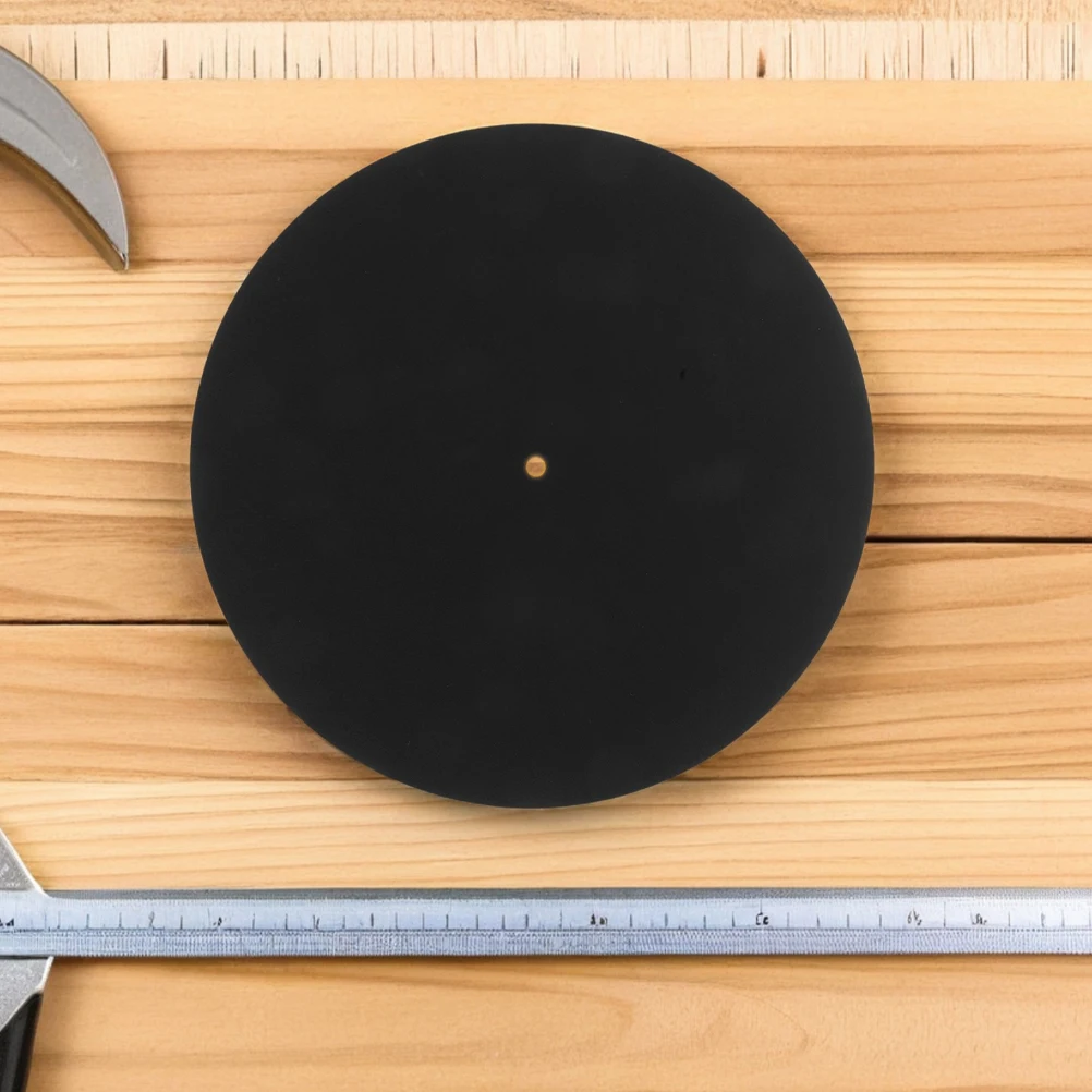 

2pcs Turntable Pads 12 Inch Black Felt Vinyl Record Player Mat Anti Static DJ Equipment Accessories Sound Absorbing Platter Pad