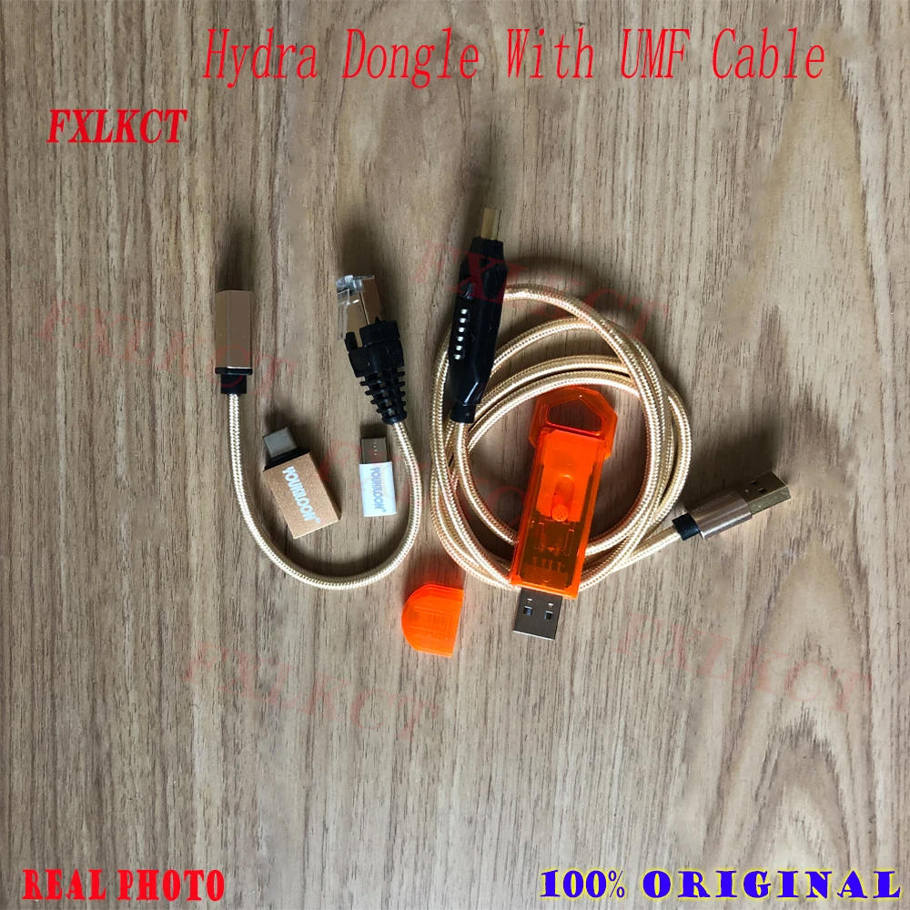 

New Original Hydra Dongle is the key for all HYDRA USB Tool softwares +UMF ALL Boot cable set (EASY SWITCHING)