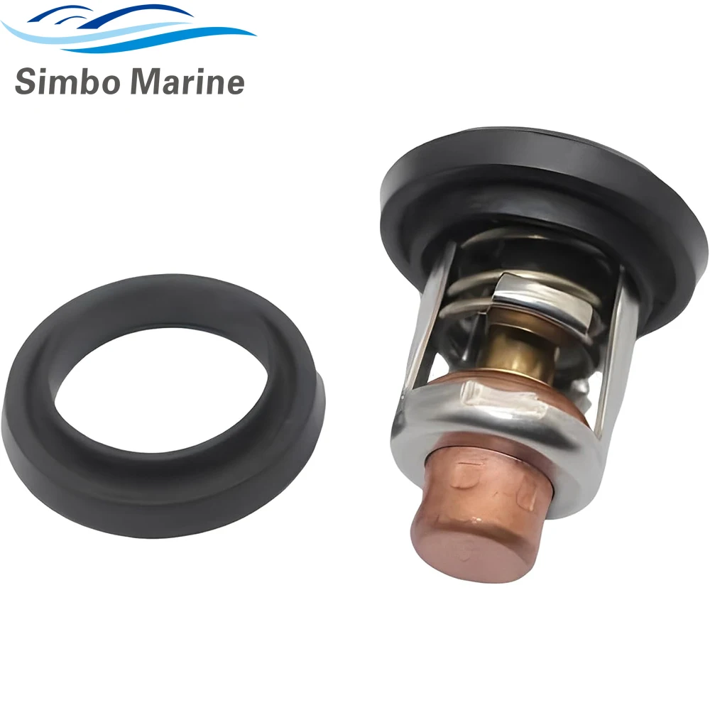 

130°F 54°C Thermostat For 895338 Mercury Marine 30 40 HP Chrysler Force 25-55 HP F97068 F97068-1 F97068-2 Outboard 18-3556