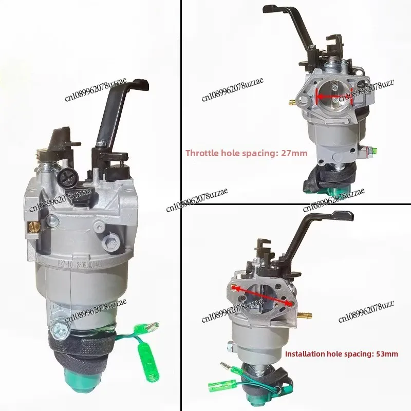 أجزاء مولد البنزين 6500 5 KW 8/6.5 KW المكربن 188 190F 192F المكربن اليدوي