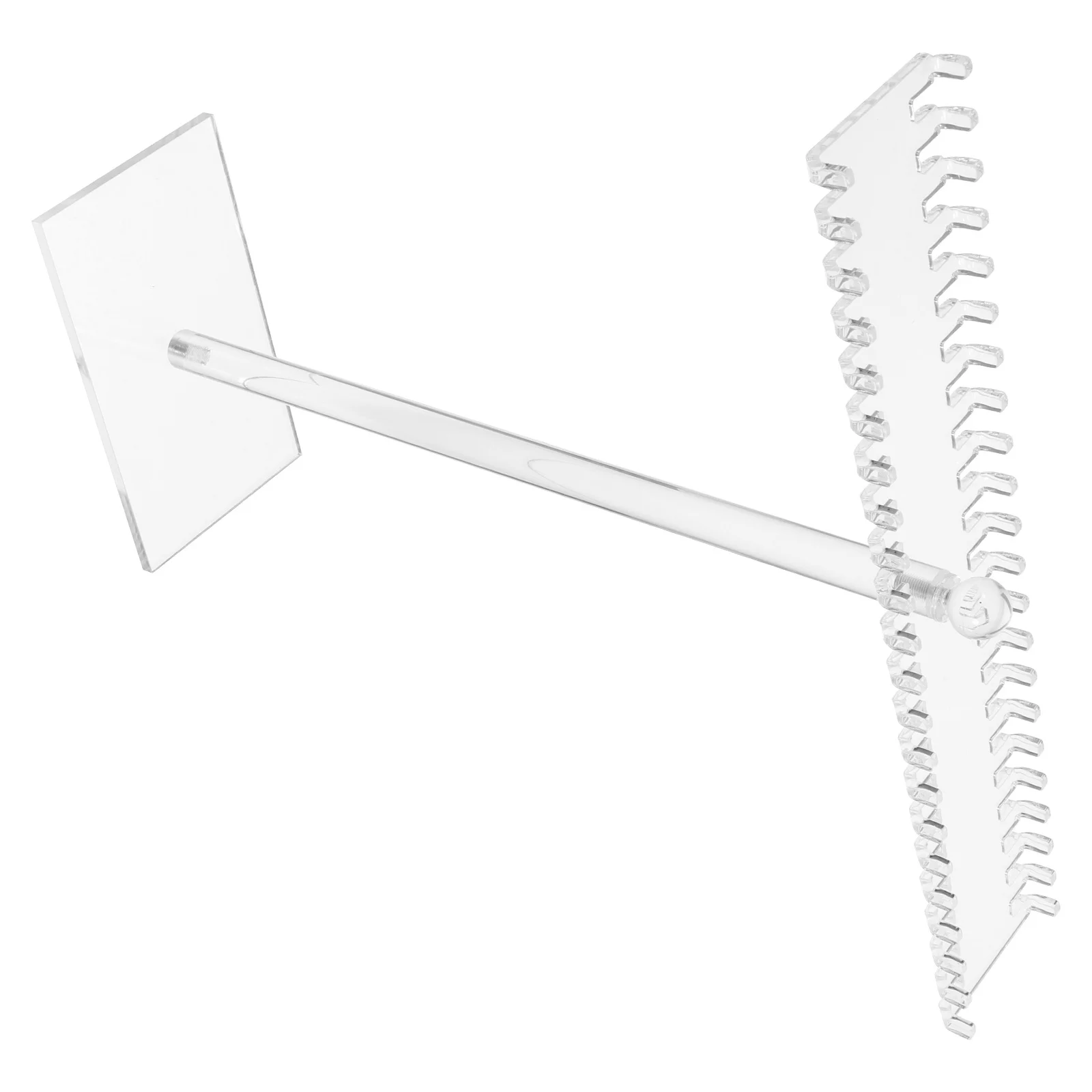 

1pc Jewelry Display Stand Acrylic Necklace Holder T Bar Bracelet Watch Organizer For Earrings Rings Bangle Scrunchie Hair