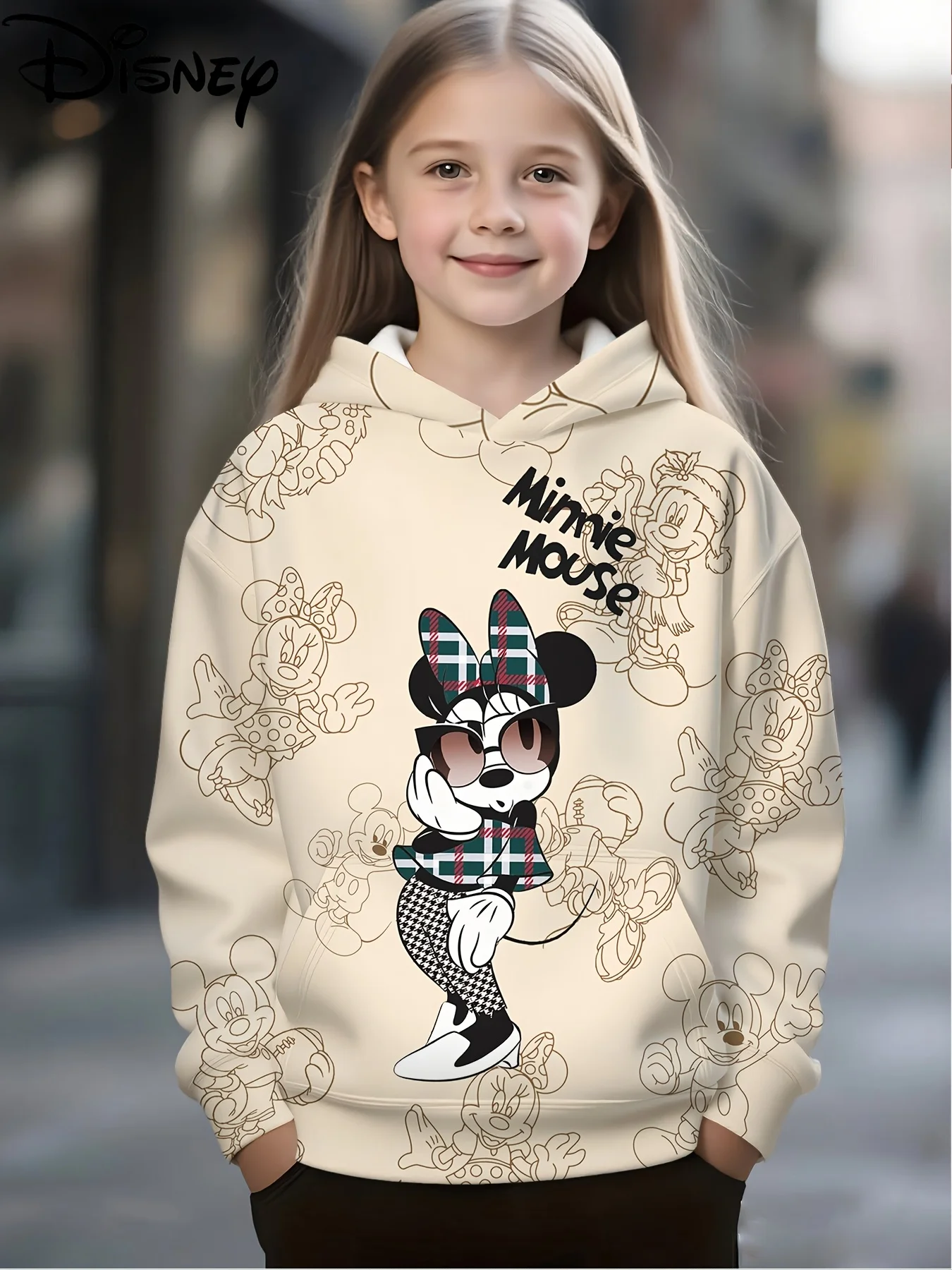 

"Stitch" "Miey Mouse" Girls Spring and Autumn 3D Printed Fashion Hat Cute Cartoon Princess Style Holiday Birthday Gift Outdoor