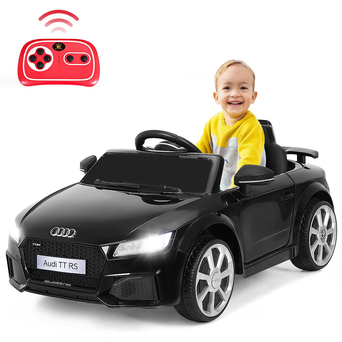 DORTALA Kids Electric Ride On Car Licensed Audi TTRS Toddlers 12V Battery Vehicle