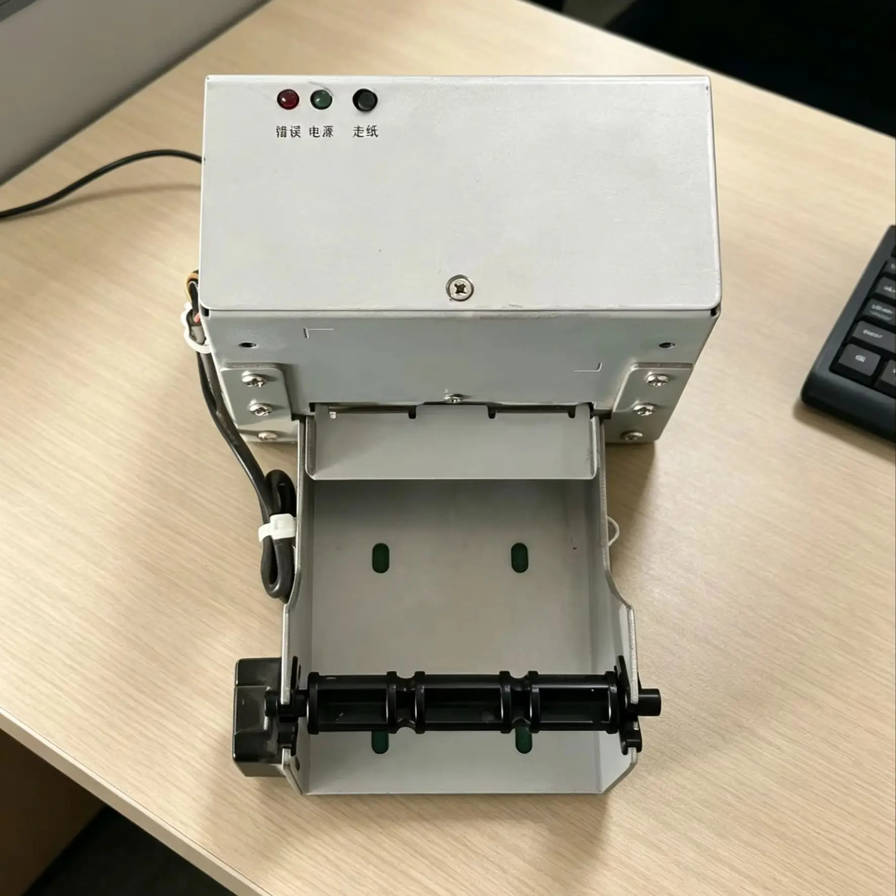 HS-K245 58mm Thermal Receipt Printer 100mm/s High Speed Low Noise Auto Cutter USB2.0 RS232 Support QR Code GB18030 Font