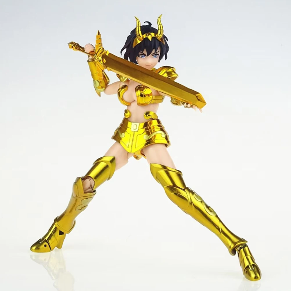 Op voorraad GT-model 《HOLY CONTRACT》Saint Seiya Myth Cloth Steenbok Andrea Gold Saint Cloth Knights of the Zodiac-actiefiguur