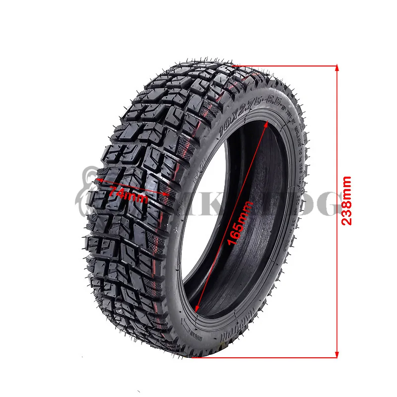 10x2.75-6.5 Vacuum Tire For Speedway 5 Dualtron 3 Electric Scooter 10 Inch 10*2.75-6.5 Tubeless Off-road Tire Parts