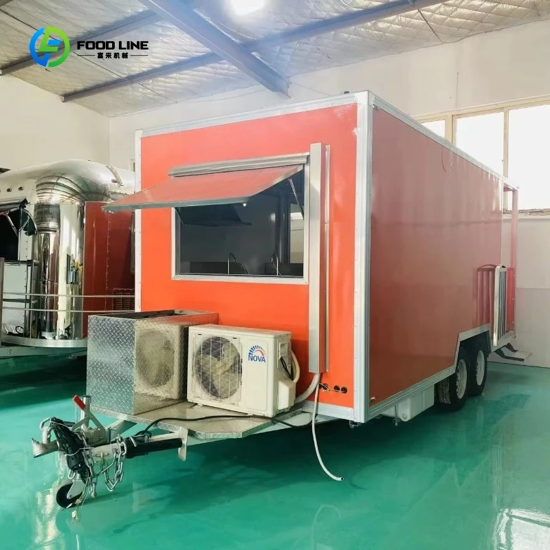 

Multifunctional Deep Fryer Food Trailer Outdoor Vending Food Trailer Verified Food Trailer