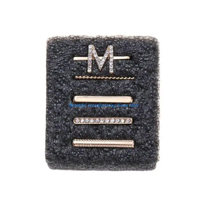 

E56A Watch Band Charms Decorative-Rings-Loops for Watch Band Silicone Strap Ornament