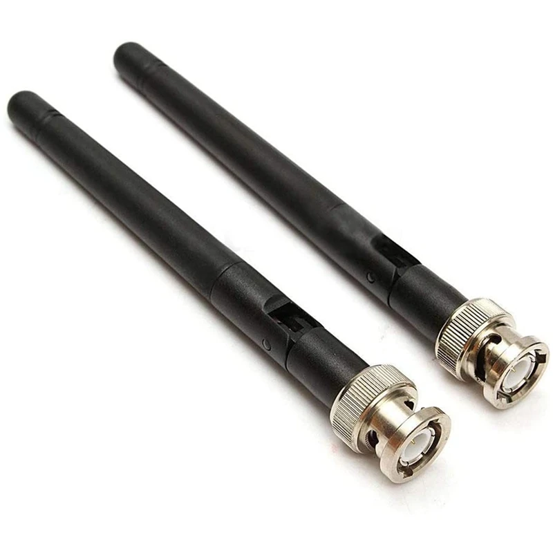 

2 UHF Antenna with BNC Connector for Sennheiser EW100 EW300 EW500 G3 Evolution G3 Series Receiver Wireless Microphone