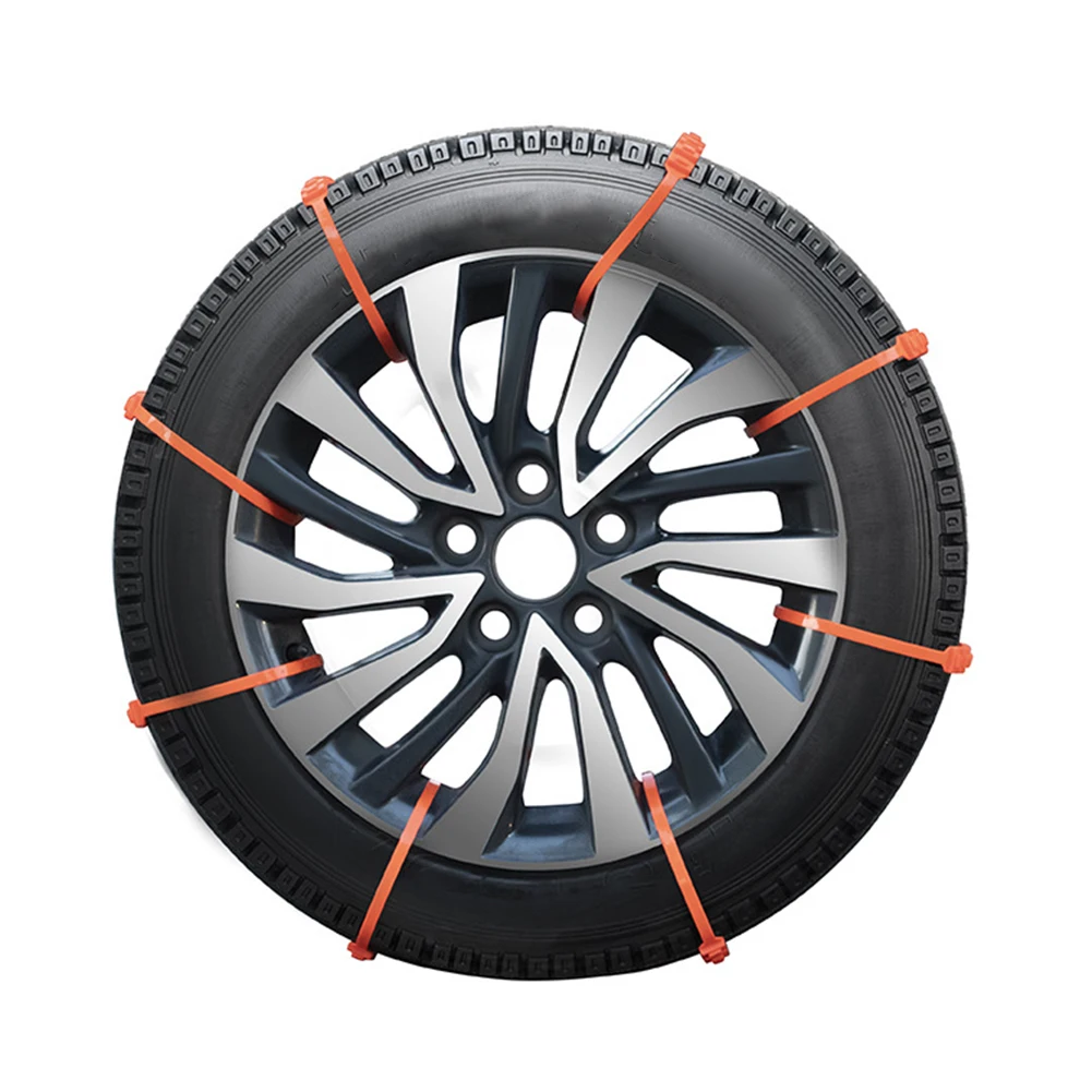 10 قطعة السيارات في الهواء الطلق الثلوج الإطارات المضادة للانزلاق سلسلة سيارة الإطارات سلاسل النايلون سيارة الشتاء الإطارات عجلات سلاسل الثلوج لسيارات الدفع الرباعي في الهواء الطلق