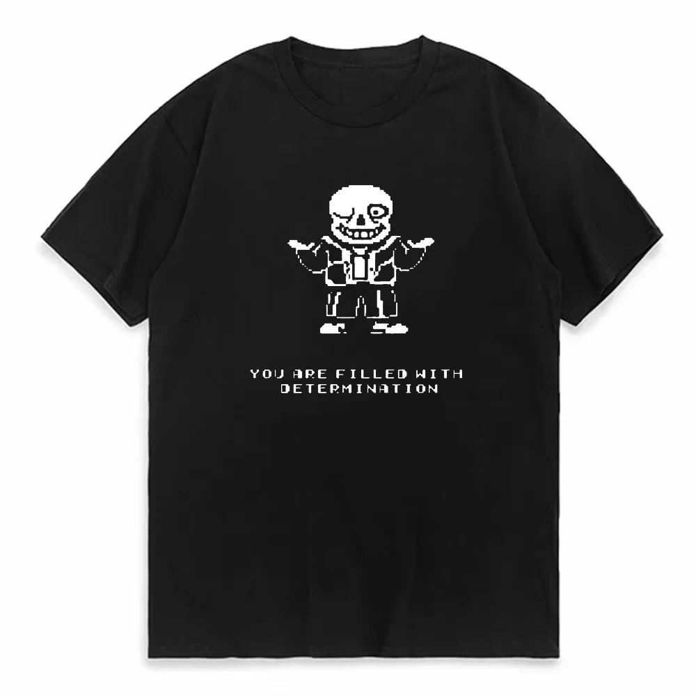 1pc Game Undertale T Shirt Skull Brother Cartoon Print Cotton T shirt Unisex Men Women Kids Streetwear Casual Short Sleeve Tops