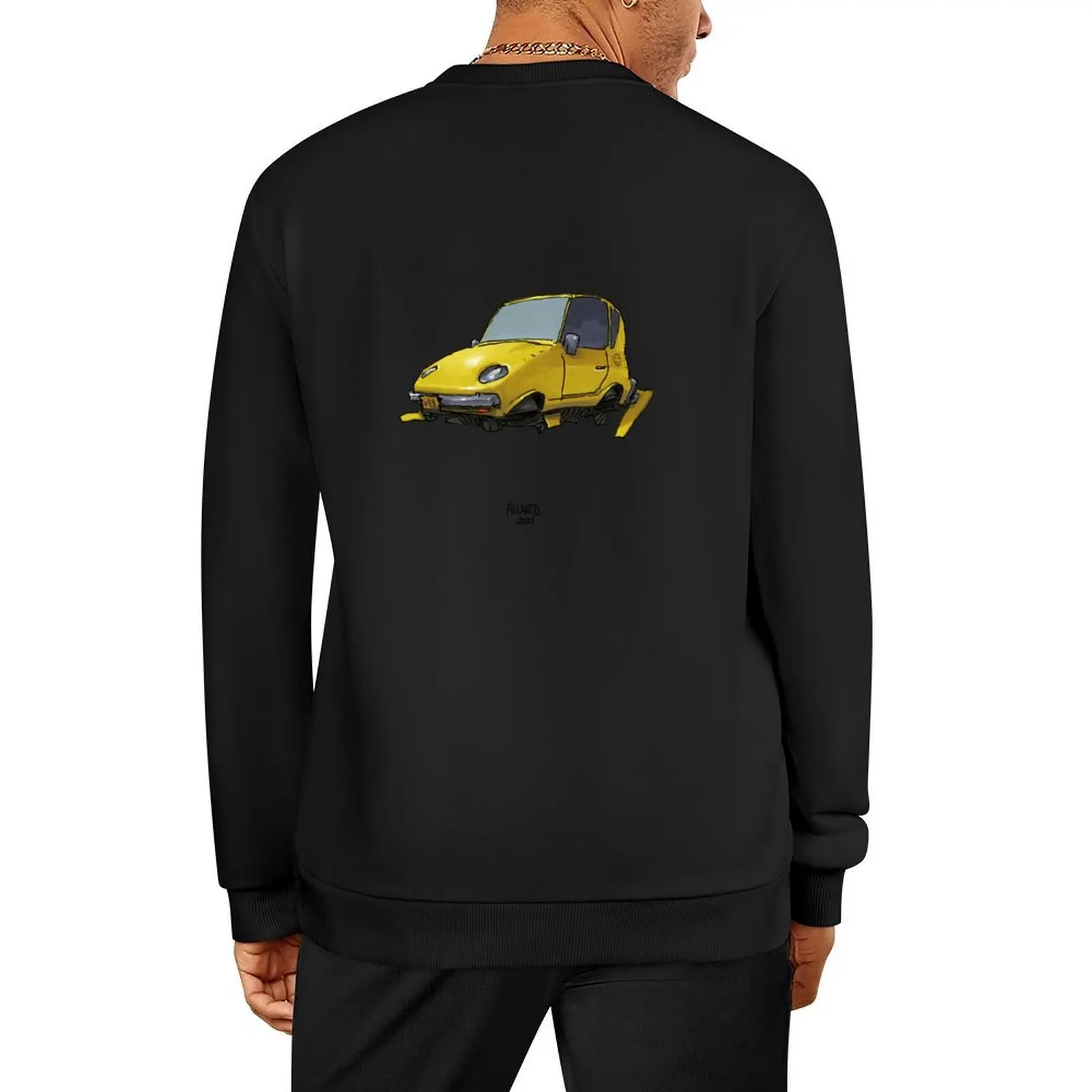 

Flying car series - Machinna Pullover autumn new products clothes for men men's autumn clothes sweatshirt male