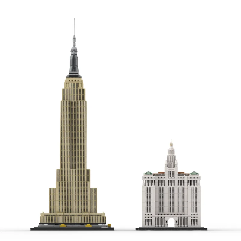 

Alternate Build Manhattan Municipal Building MOC, Grand Civic Building Model for Adult Hobbyists