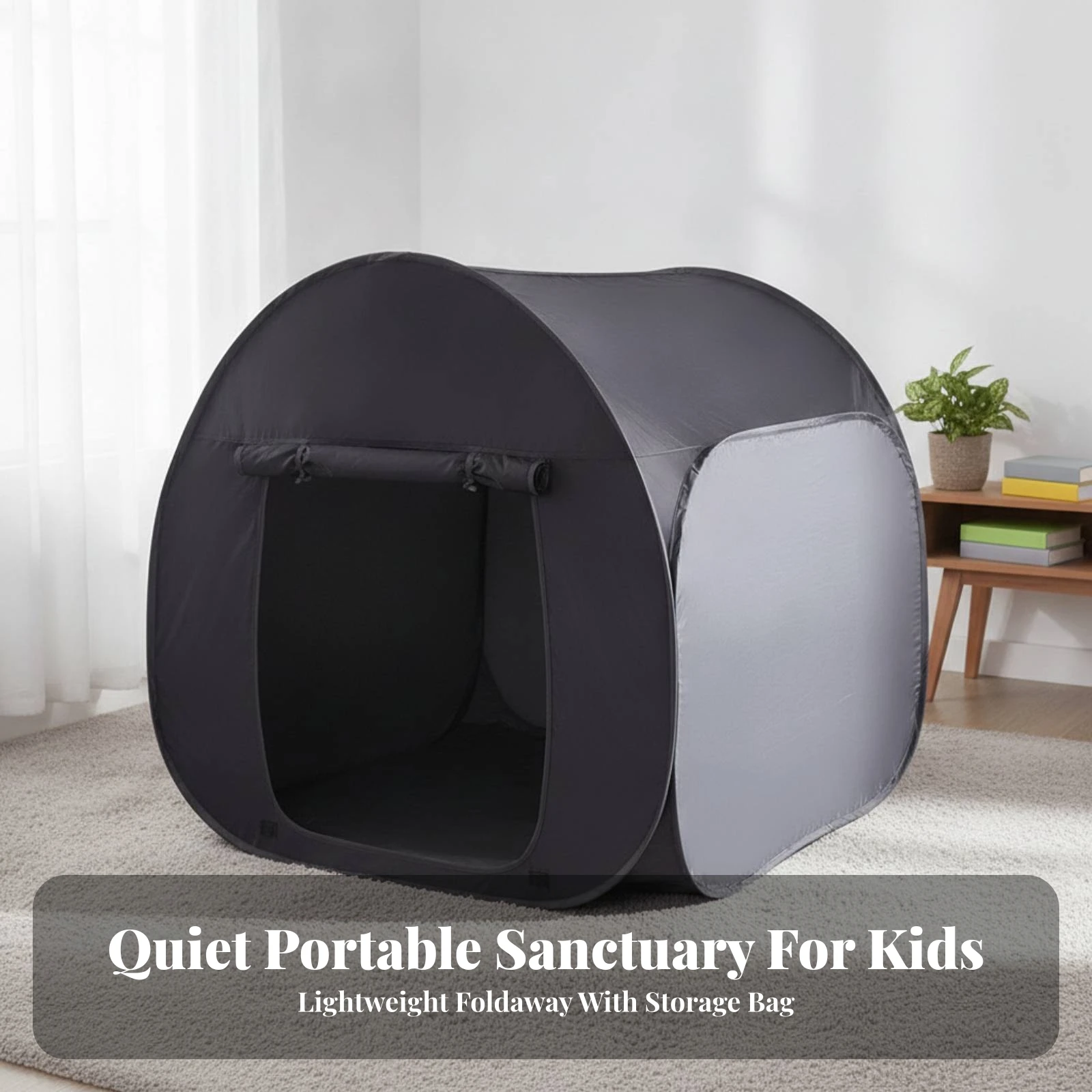 Children's Instant-Open Tent Foldable Kids Play Tent Playhouse Portable Long-Lasting for Toddlers, Playroom, Bedroom