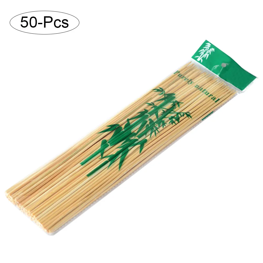 

50pcs Plant Support Garden Wooden Sticks Professional Bamboo Plants 40cm Canes Flower