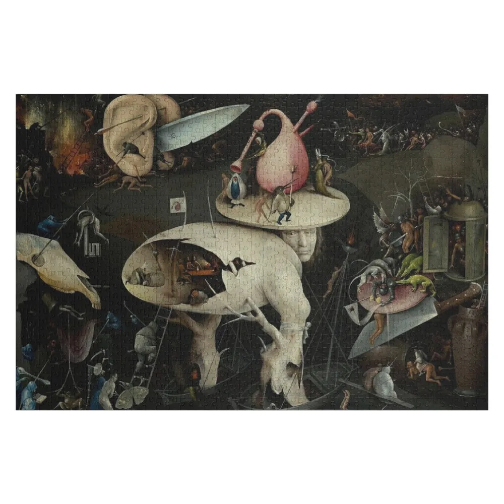 

Garden of Earthly Delights - Hieronymus Bosch Jigsaw Puzzle Personalized Wooden Name Wood Adults Jigsaw For Kids Puzzle