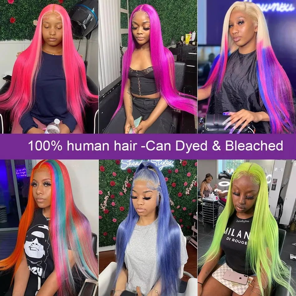 613 شقراء 13X6 الدانتيل شعر مستعار أمامي 100% شعر الإنسان 250 الكثافة مستقيم Hd الباروكات الأمامية خصلات الشعر المستعار الإنسان قبل قطعها جزء مجاني 30 بوصة