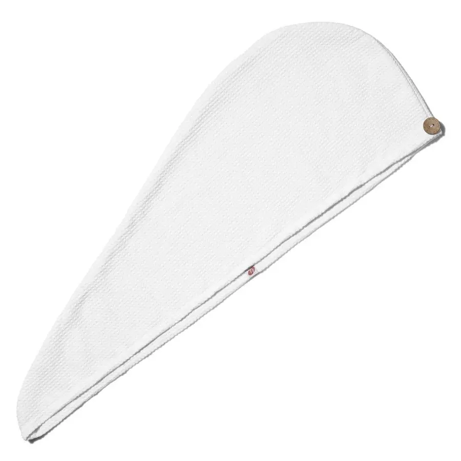 

Роскошное полотенце-тюрбан из мягкой микрофибры, вафельная текстура, конический дизайн, удобная посадка для длины лучшего волос