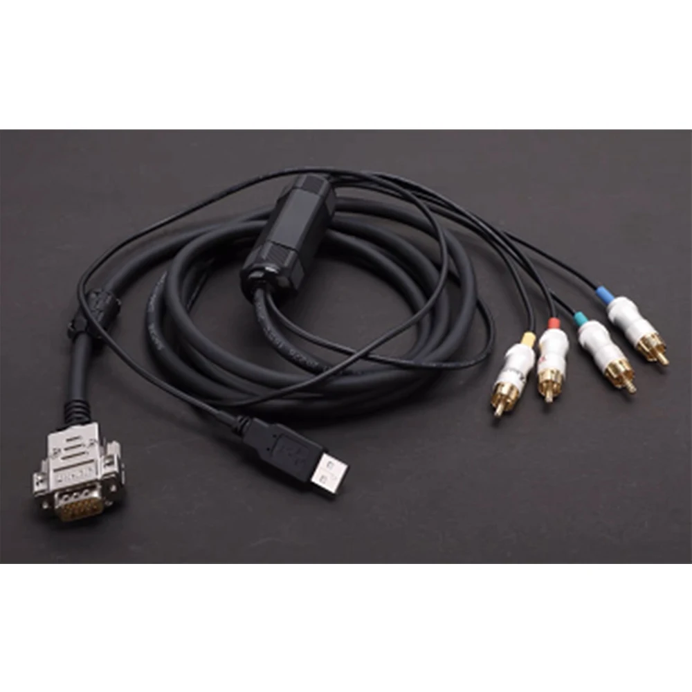 CRT PC to RGBS  RCA Cable Shielded Cable Retro Video Game Console Video Conversion Cable