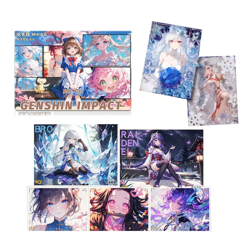 

Goddess Story Collection Cards Box MIKAS XinYue NO.2 A5 Dazzle Card Shaped Cards Lovely Beauty Toys And Hobbies Anime Card