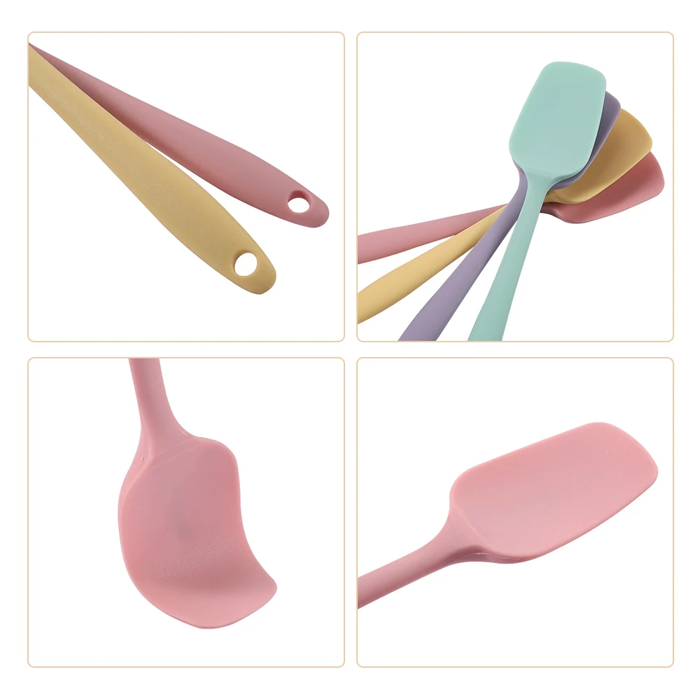 Food Grade Integrated Silicone T-shaped Shovel Small Cake Cream Stirring Shovel Household Baking Tool