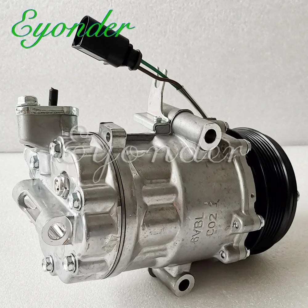 AC A/C Air Conditioning Compressor SD6V12 for Volkswagen VW POLO Derby 6R0820803A 6RD820803 6RF820803C 6RD820803D sanden 1916