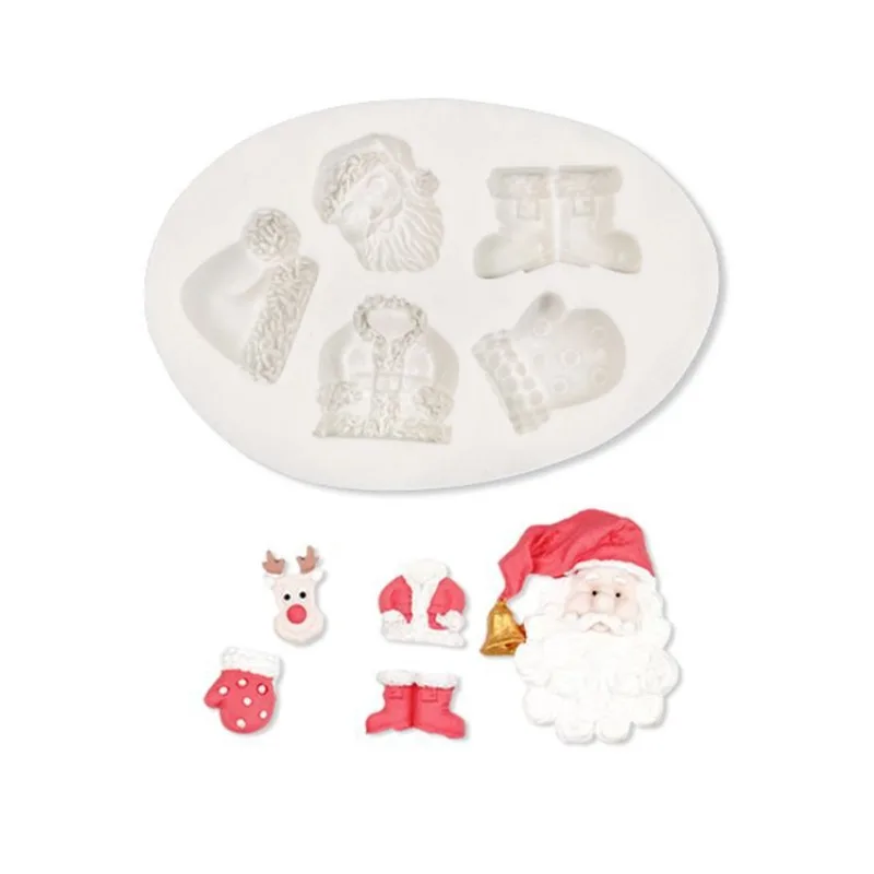 

Chocolate baking tools, Christmas hats, Santa Claus silicon molds