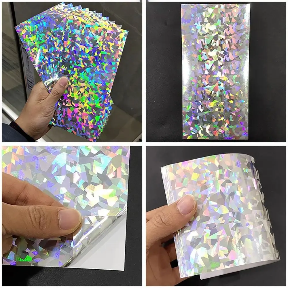 

18Pcs/Set Reflective Colors Laser Stickers Holographic 20x10cm Fishing Lure Tape Waterproof DIY Fish Skin Stickers Flasher/Lure