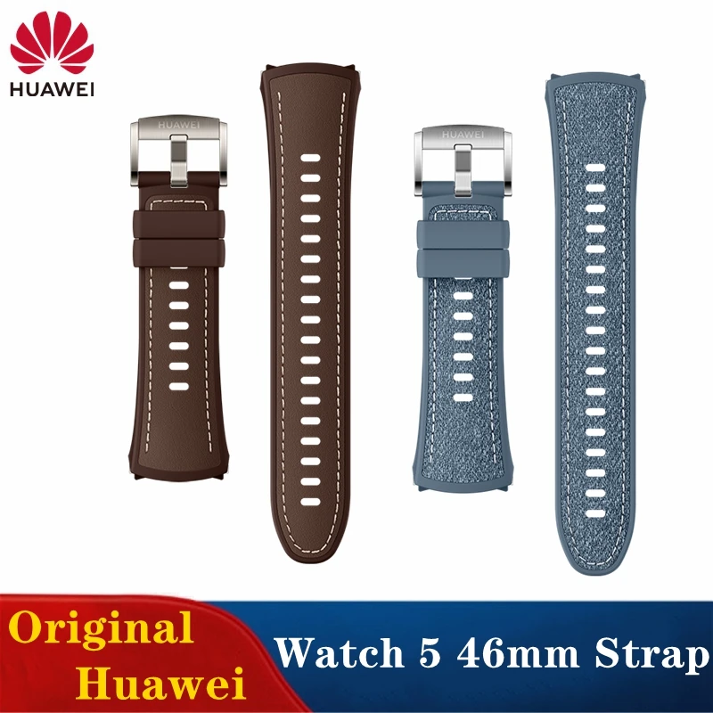 Original Huawei Watch 5 Vegan Leather Fluoroelastomer Composite