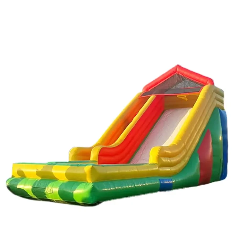 Giant Inflatable Water Slide for Outdoor Swimming Pool Backyard Fun Large Slip N Slide Game for Kids and Adults Summer Party