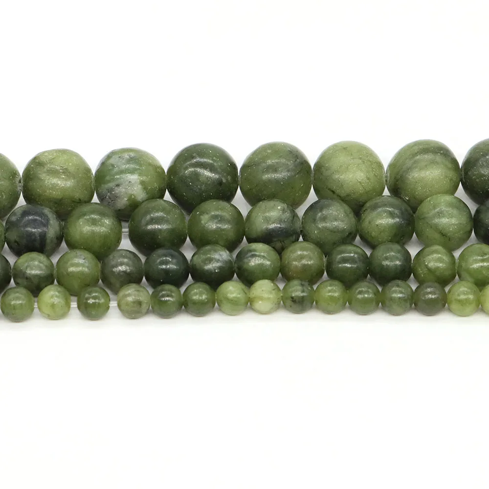 4/6/8/10mm Natural Stone Southern Jade Reiki Healing Crystal Round Loose Gemstone Accessories for Making Jewelry Diy Handicrafts - Image 6