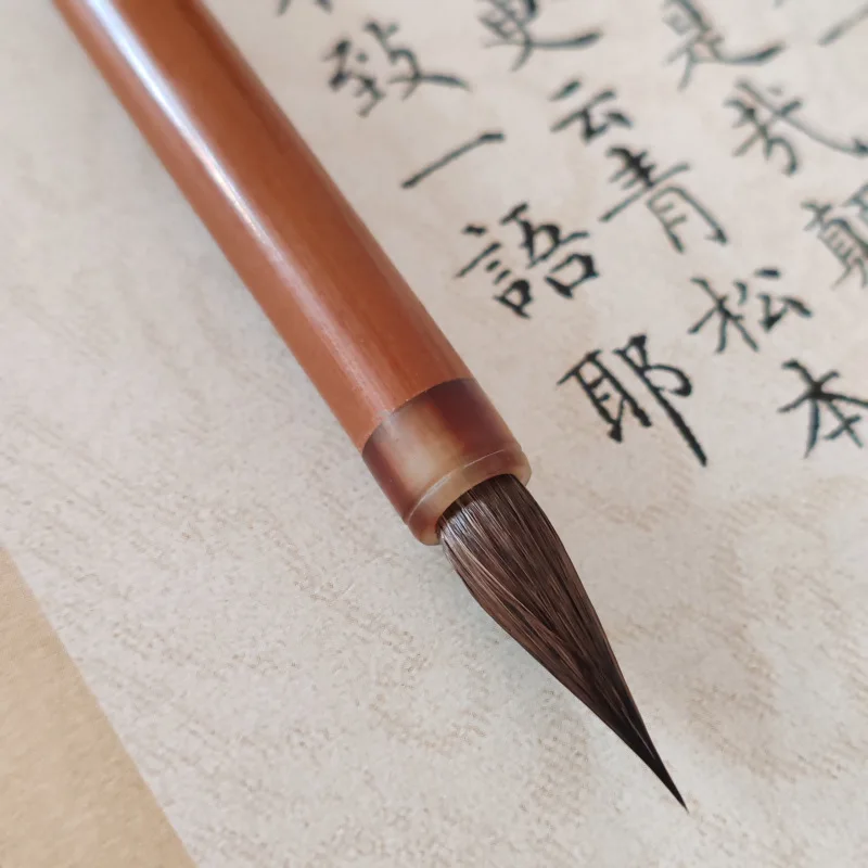 Small Case Brush, Mouse Whisker, Small Case, Cursive, Thin Gold Body Calligraphy, Chinese Painting, Meticulous Drawing, Hook Pen