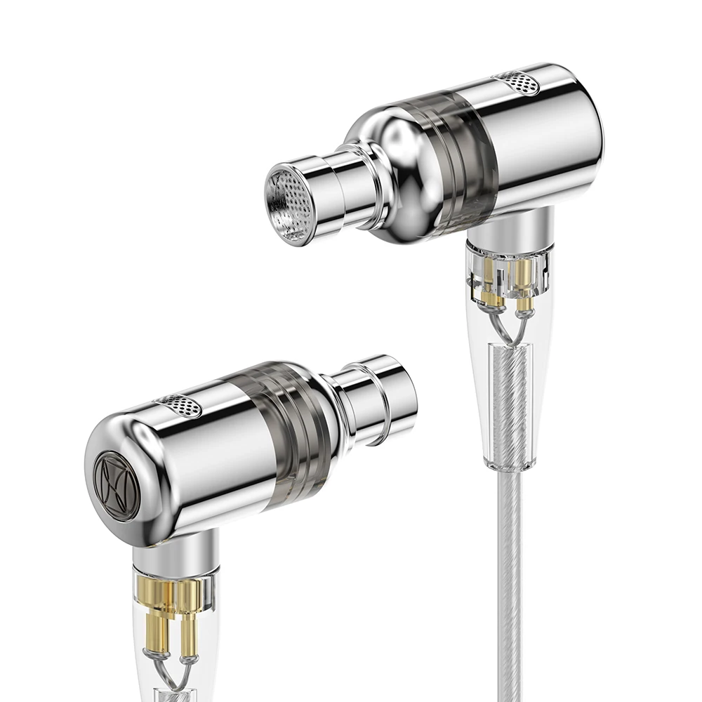 TWISTURA SIGMA Hybrid In-Ear Monitors Silver-Plated Copper Cable Hi-Fi Stereo Sports Earphones with Bass Innovation
